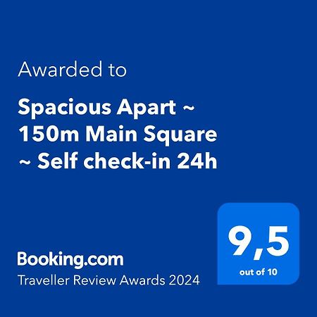 Spacious Apart ~ 150M Main Square ~ Self Check-In 24H Wrocław Exterior foto